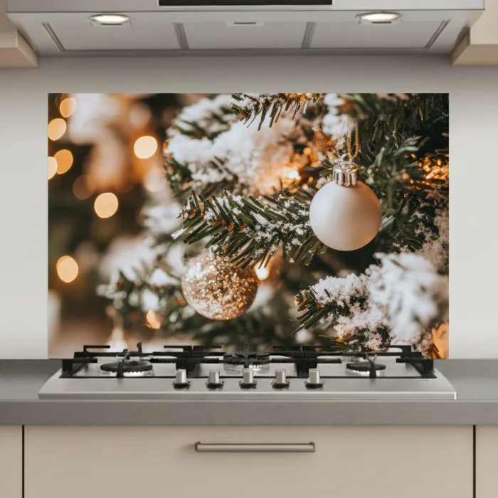 Kerst - Kerstboom - Winter - Binnen - Sneeuw keuken achterwand spatscherm klein -3d_website