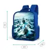 Schepen in de zee Kinderrugzak - Blauw middel -productfoto_formaten