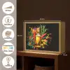 Olijfolie - Graffiti - Peper - Olijven - Modern Light Box met batterij (Wandlamp) middel -USP_websiteoverzichtNL