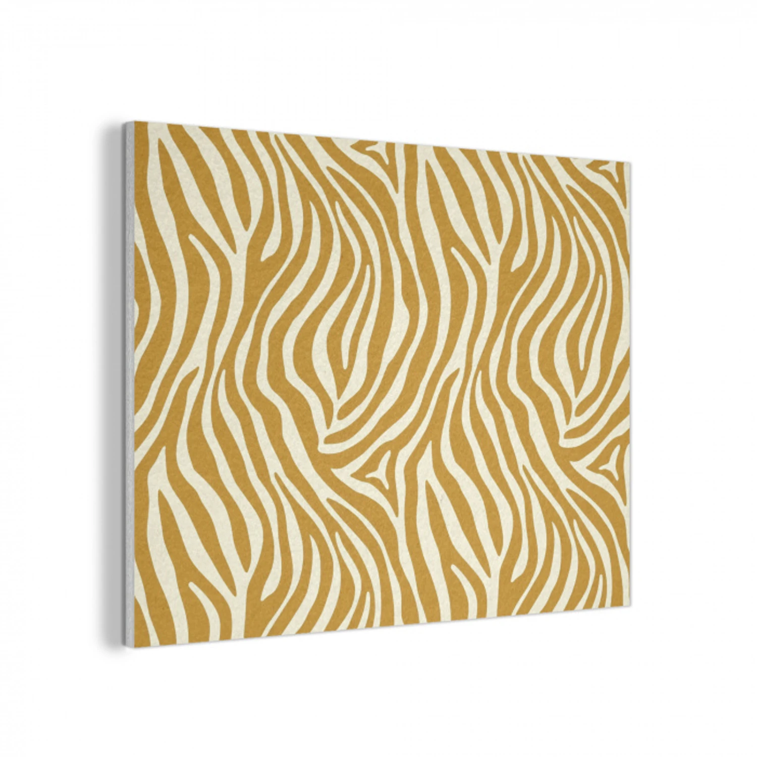 Zebra - Klassiek - Oker - Geel PET vilt klein 837 -3d