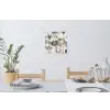 Inductie afdekplaat - Vintage - Jungle - Dieren - Natuur - Inductie beschermer Muursticker klein -eettafel