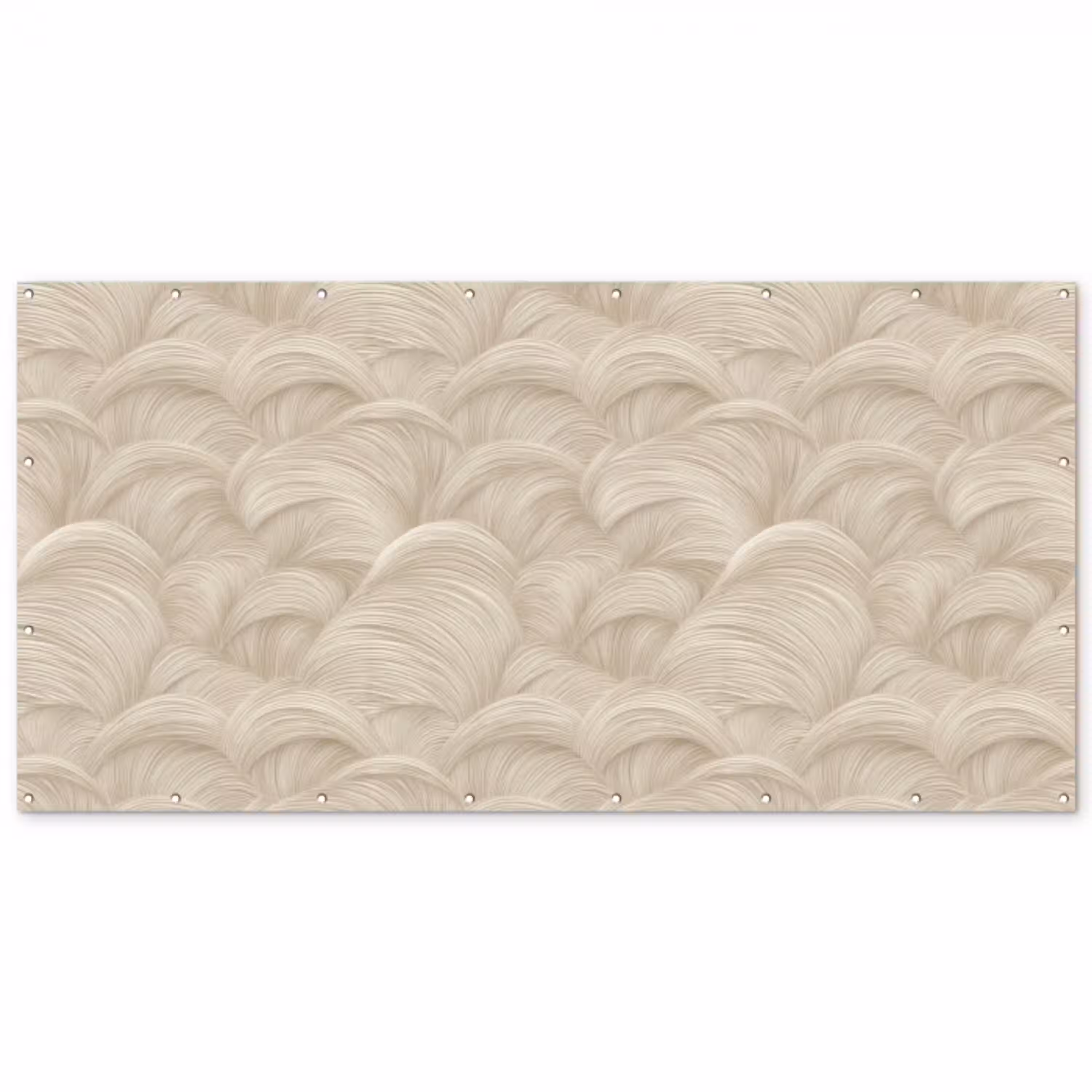 Bogen - Patroon - Beige Balkonbeschermer Duitsland klein 596 -zz_3d