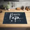 Cadeau voor man - Quote - Vaderdag - Beste papa ooit - Spreuken Inductie beschermer vinyl 3mm klein -sfeer5