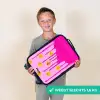Verf - Smiley - Roze Kinderkoffer - Zwart klein -sfeer4_NL