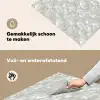 Parelmoerglans - Wit - Schelp Inductie beschemer met haakjes klein 777 -ky-schoon-nl