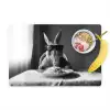 Konijn - Bunny - Zonnebril - Tafelkleed - Pasta - Schattig Placemat vinyl groot -zzzproduct_Kitchenyeah-website