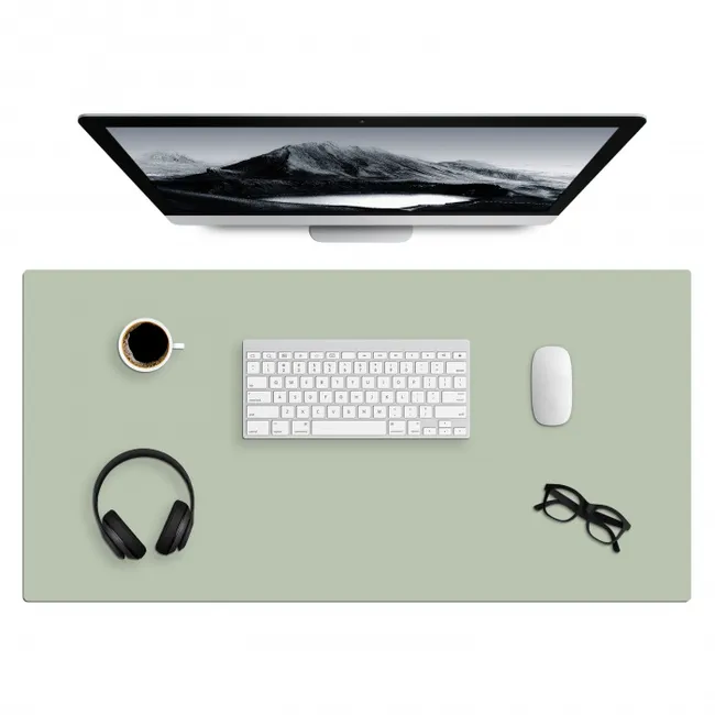 Desk Mat - Mint green - Solid color