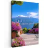 Lake Como - Italië - Landschap Tuinposter op houten frame 2 cm dik klein -3d