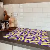 Bananen - Bladeren - Paars Inductie beschermer vinyl 3mm klein 276 -sfeer3