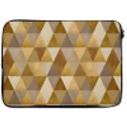 Geometrisch - Driehoek - Goud laptophoes neopreen klein 279 -zkaufland3dotto