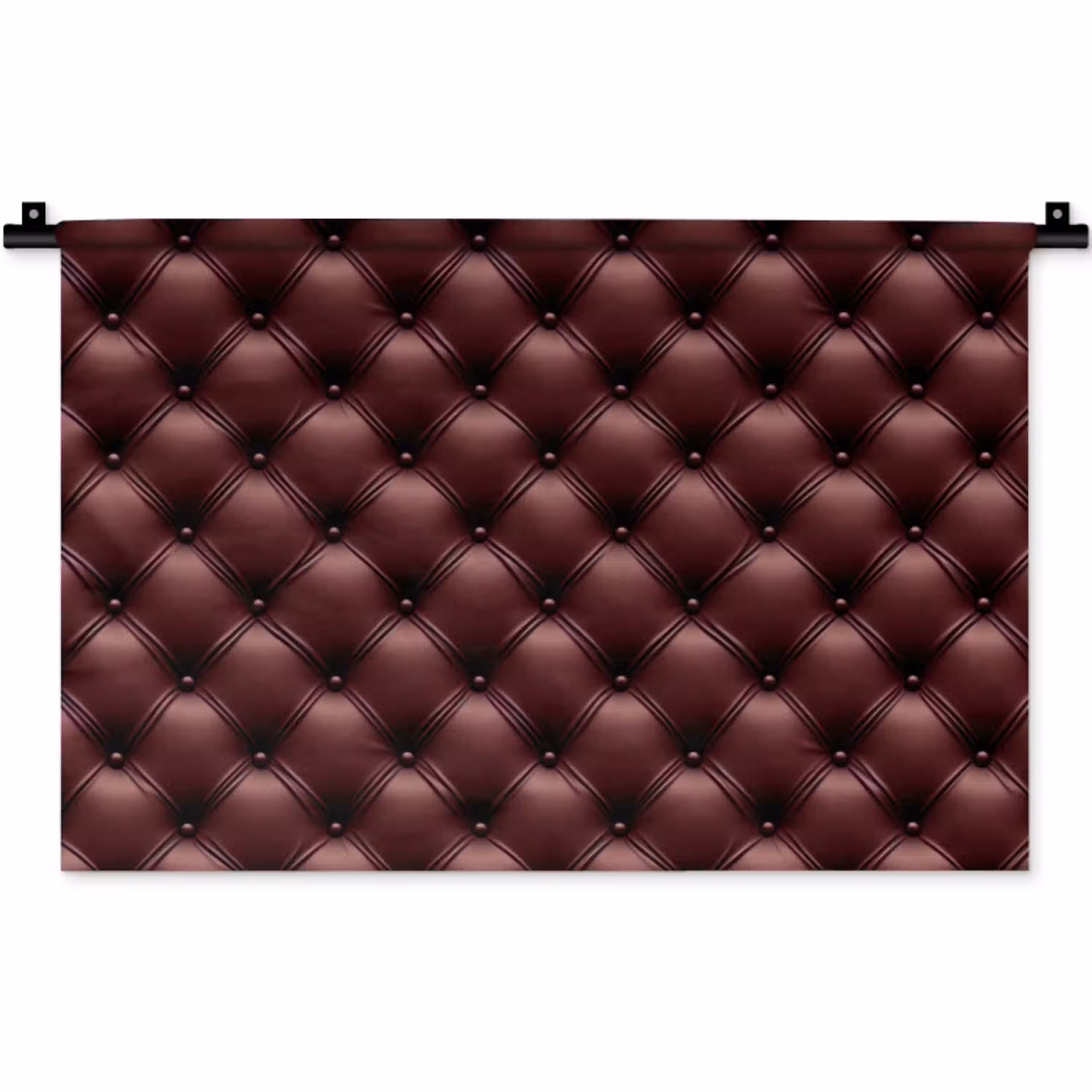 Leer - Patroon - Bordeaux Wandkleed katoen klein 269 -zz3d