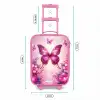 Vlindervallei Kinderkoffer - Roze klein -productfoto_formaten