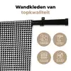 Zwart - Wit - Design - Geometrie - Patroon Wandkleed katoen klein 269 -sfeer2