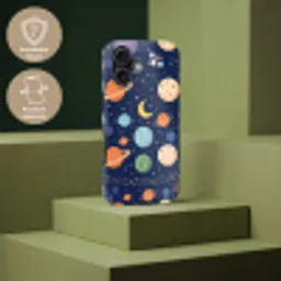 Ruimte - Planeten - Kleurrijk Toughcase MagSafe Apple iPhone 17 klein -USP_PrintM_DE