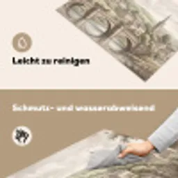 Dorp - Brug - Uitzicht - Groen Inductie beschemer met haakjes klein -ky-schoon-de