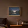 Kristalhelder meer - Bergen - Bergen Light Box met batterij (Wandlamp) middel -sfeer4