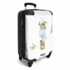 Dwalende dino's Koffer - NBS - Handbagage middel -productfoto_3d