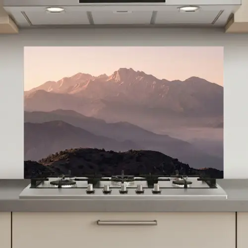 Panorama - Landschap - Bergen keuken achterwand spatscherm klein -3d_website