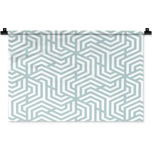 Patronen - Abstract - Driehoek - Geometrie Wandkleed katoen klein 269 -zz3d