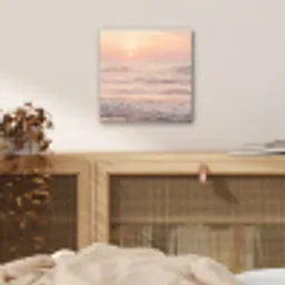 Zon - Strand - Roze aluminium wit klein -sfeer3