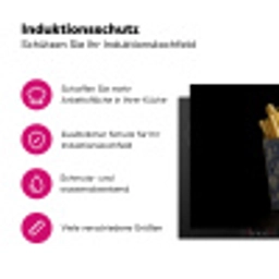 Friet - Porselein - Delfts blauw - Eten Inductie beschermer vinyl 3mm klein -zzzzzzz-lf-ups
