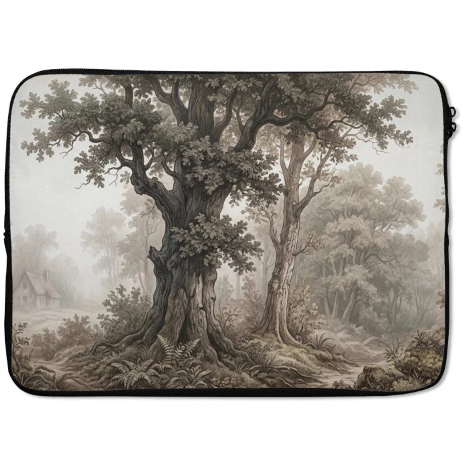 Natuur - Bos - Eik laptophoes neopreen klein -zkaufland3dotto