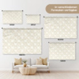 Abstract - Motief - Beige Wandkleed katoen klein 269 -tsfeer8_DE