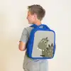 Danny dino Kinderrugzak - Blauw middel -sfeer2