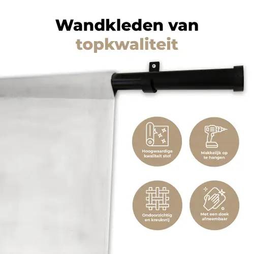 Wasbeer - Dieren - Kinderen - Jongens - Meisjes Wandkleed katoen klein -sfeer2