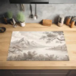 Landschap - Bergen - Meer - Natuur Inductie beschermer vinyl 3mm klein -sfeer5