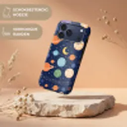 Ruimte - Planeten - Kleurrijk Toughcase MagSafe Apple iPhone 17 Pro Max klein -USP_RandenV_NL