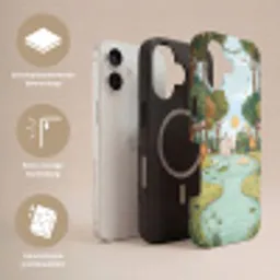 Jungle - Oase - Dieren - Kleurrijk Toughcase MagSafe Apple iPhone 17 klein -USP_Lagen_NL
