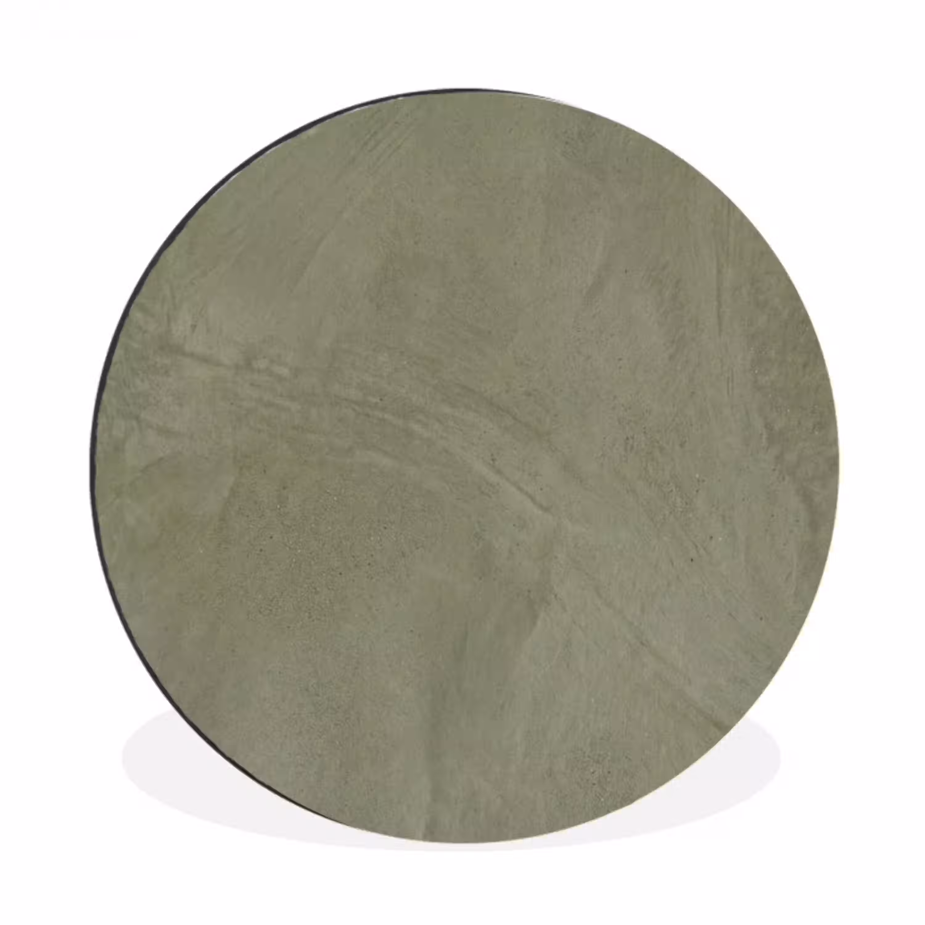 Textuur - Betonlook - Achtergrond - Modern - Groen Wandcirkel aluminium klein -3d