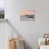 Rustiek - Roeiboot - Zandstrand tuinposter los doek klein -sfeer8