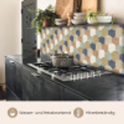 Harmonie - Patroon - Kleurrijk keuken achterwand 2 middel 871 -usp_DE
