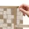 Blok - Patroon - Bruin Light Box met batterij (Wandlamp) middel 907 -USP_websiteprintNL