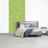 Groen - Neon - Paars - Vlekken fotobehang vinyl groot 64 -slaapkamer