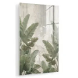 Bananenbladeren - Beton - Groen plexiglas 5mm klein -zzzproduct_nieuw