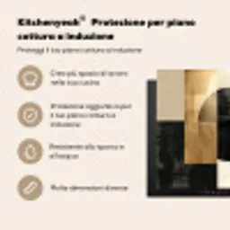 Harmonie in Vier Delen Inductie beschermer vinyl 3mm middel -zzzsfeer2_ITA