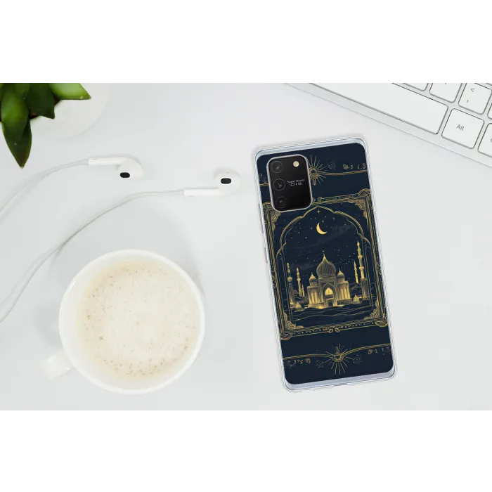 Moskee - Islam - Goud - Ramadan - Islamitische Telefoonhoesje Samsung Galaxy S10 Lite klein -oordopS10Lite