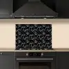 Lijn - Patroon - Gezichten - Abstract keuken achterwand spatscherm klein 900 -sfeer1