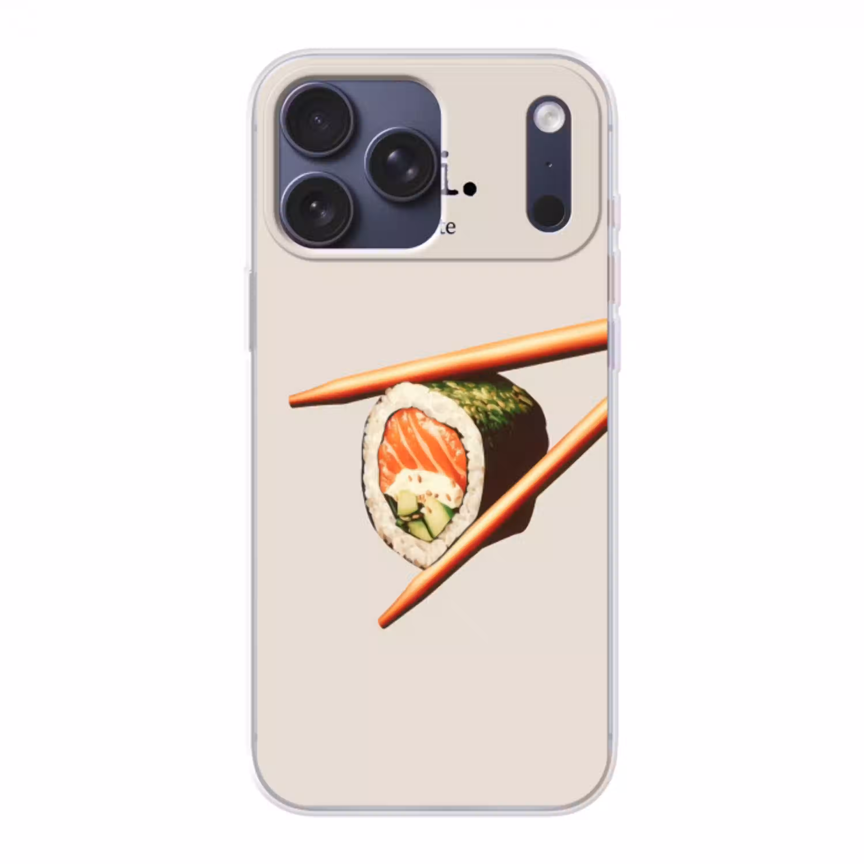Sushi - Zalm - Rijst - Japans Telefoonhoesje iPhone 17 Pro Max klein -3d