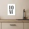 Liefdeslettertypografie KitchenYeah - Keuken - Canvas klein -sfeer2
