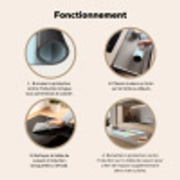 Macarons - Kleurrijk - Pastel Inductie beschermer vinyl 3mm middel -usfeer9_FR