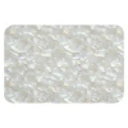 Parelmoerglans - Wit - Schelp WCmat klein 1009 -3d