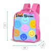 Vrolijk patroon van smileys Kinderrugzak - Roze middel -productfoto_formaten