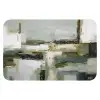 Penseelstreken - Groen - Abstract - Japandi WCmat klein -3d