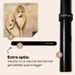 Geluk in de Keuken Inductie beschermer vinyl 3mm middel -zzzzzzz-induclip_NL