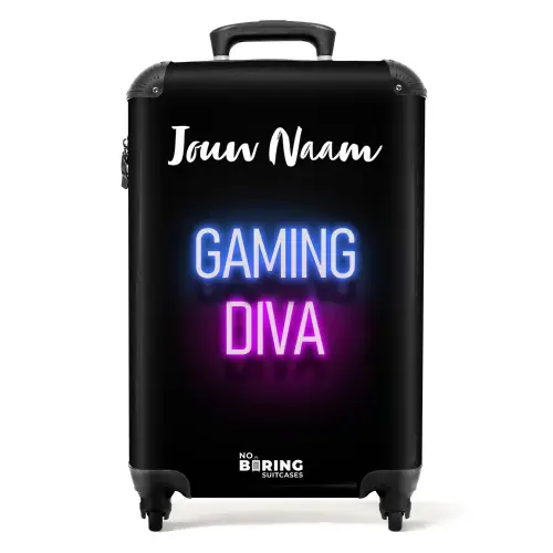 Gaming Diva NBS - Handbagage koffer - Kinderen Unisex middel -productfoto_recht