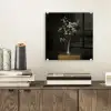 Bloembollen - Wit - Vaas - Minimalistisch plexiglas 5mm klein -sfeer1